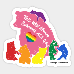 Wild Mama Cubs Sticker